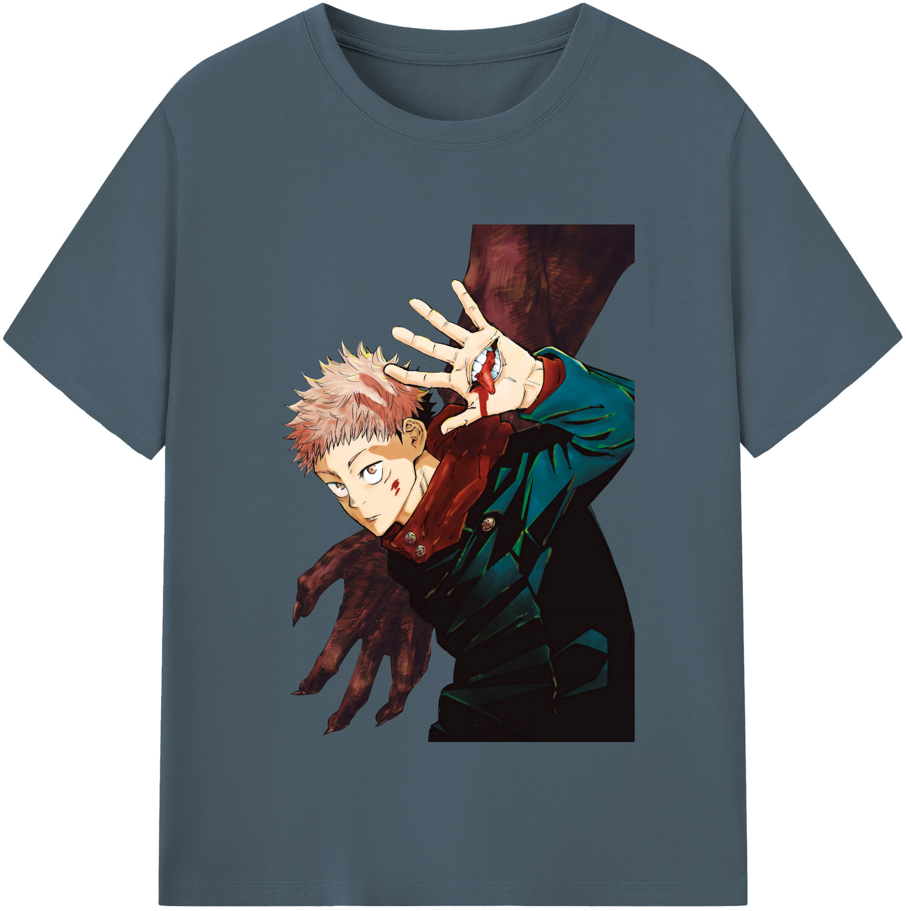 （画像用） 呪術廻戦 Jujutsu Kaisen 綿100％半袖Tシャツ（フロントプリント）